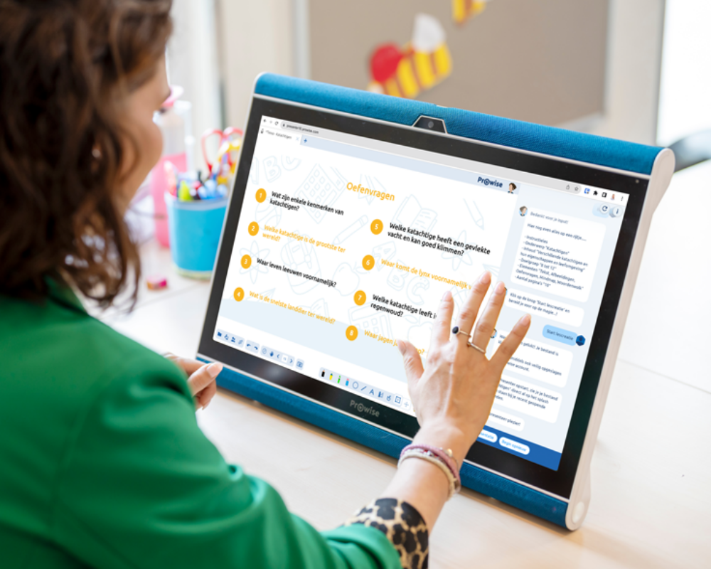 Micro – Tessa, jouw AI-ssistent in Prowise Presenter